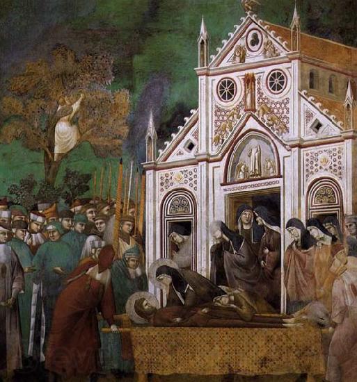 GIOTTO di Bondone St. Francis Mourned by St. Clare Norge oil painting art